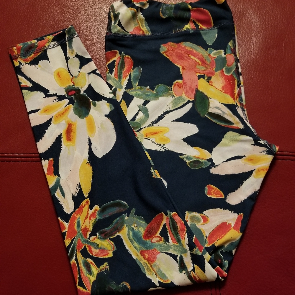 WOMENS CHARLIE JADE LEGGINGS, Size L, floral.